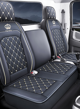 货车四季透气座垫江淮JAC骏铃V6康铃H3帅铃国五全包座套皮革坐垫