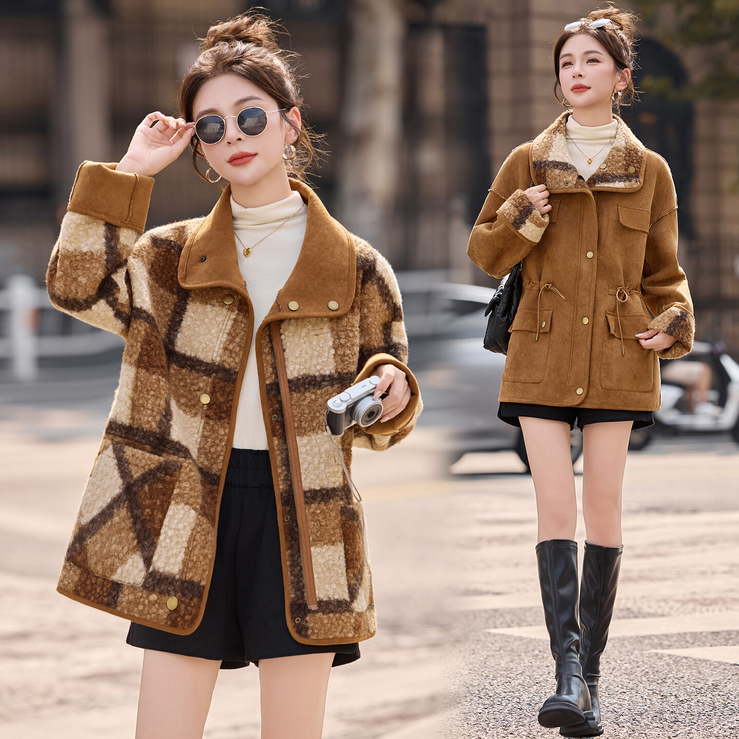 女装/女士精品短外套2025年冬季女士女保暖其他/other休闲风聚酯