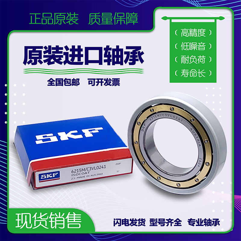 进口滚珠轴承 6221M/C3 VL0241 VL2071 电绝缘轴承高压1000V