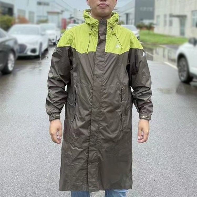 户外雨衣钓鱼专用徒步轻量化雨衣图片