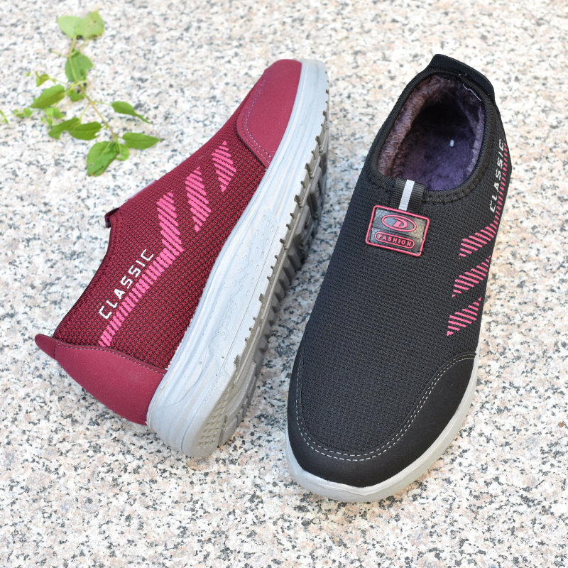 老北京布鞋女棉鞋弹力软面保暖加绒妈妈鞋中老年运动休闲软底厚底,女鞋,棉鞋,淘宝优惠券,粉丝福利购,淘宝优惠卷