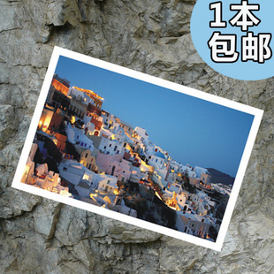 世界各地明信片欧美风名信片希腊国外风景北欧风格怀旧旅行小卡片