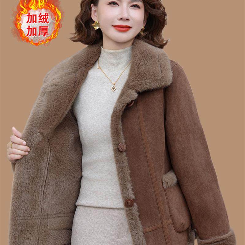 中年妈妈秋冬时尚加绒加厚棉袄外套中老年女冬装洋气保暖短款棉衣,女装/女士精品,中老年女装,淘宝优惠券,粉丝福利购,淘宝优惠卷