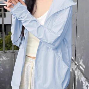 冰丝防晒衣女款夏季薄款外套2026新款透气遮阳防紫外线宽松防晒服