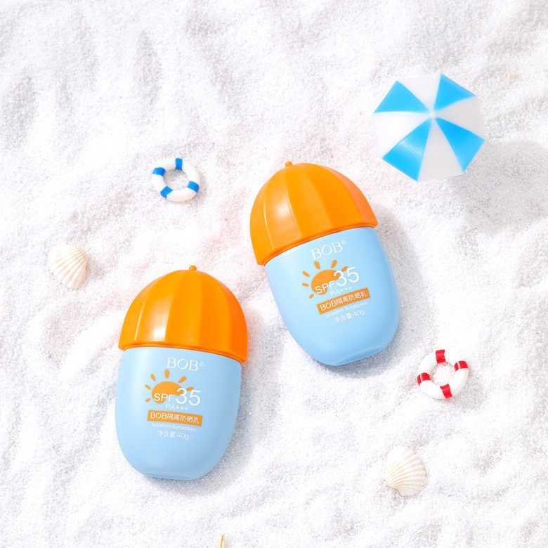 特惠包邮品牌流行BOB隔离防晒乳40g 防晒霜SPF35防紫外线清爽防晒