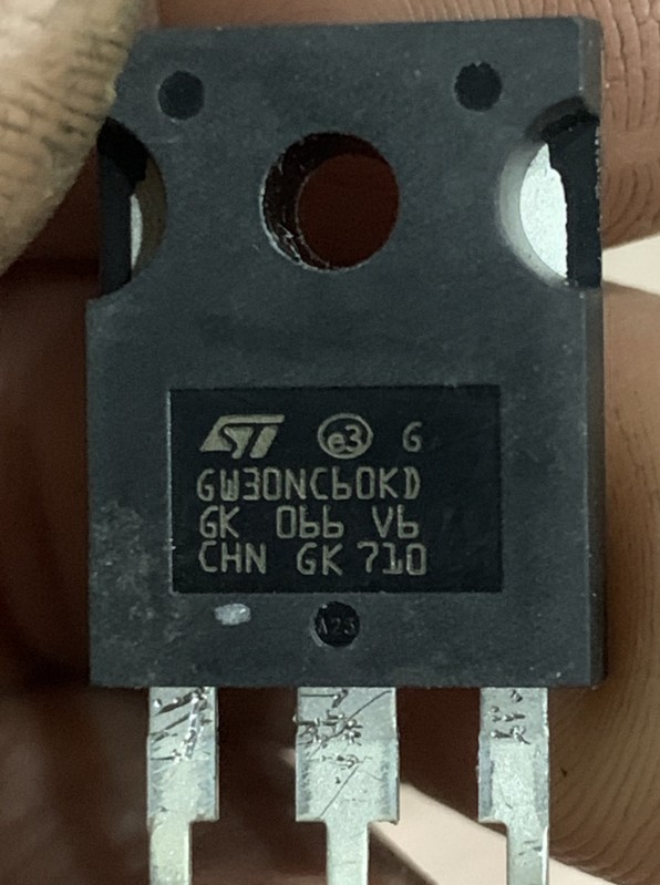 原装拆机  GW30NC60WD GW30NC60KD TO-247测好