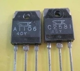 原装进口拆机A1106 C2581 2SA1106 2SC2581 音频功放对管3.4元/对