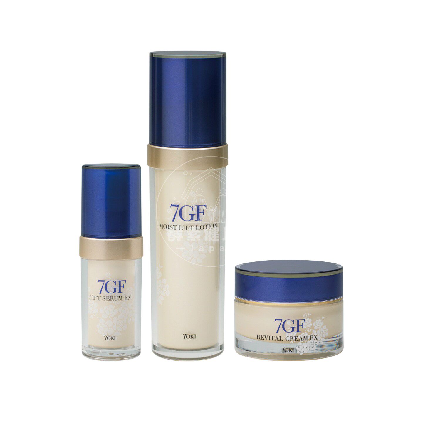 日本代购HITOKI 7GF化妆水精华液面霜 套装组