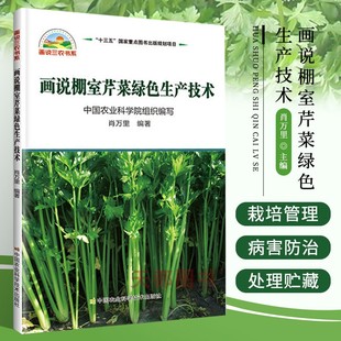 画说棚室芹菜绿色生产技术种菜书籍大全大棚蔬菜种植技术大全蔬菜种植书籍大全蔬菜病虫害防治蔬菜病虫害诊断与防治农业书籍
