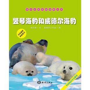 正版海洋动物探秘故事丛书•竖琴海豹和威德尔海豹 书籍 绘