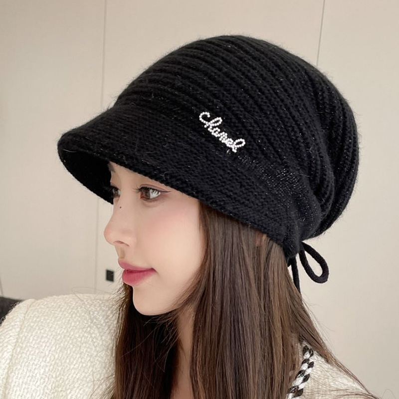 堆堆帽女逛街优雅秋冬季保暖