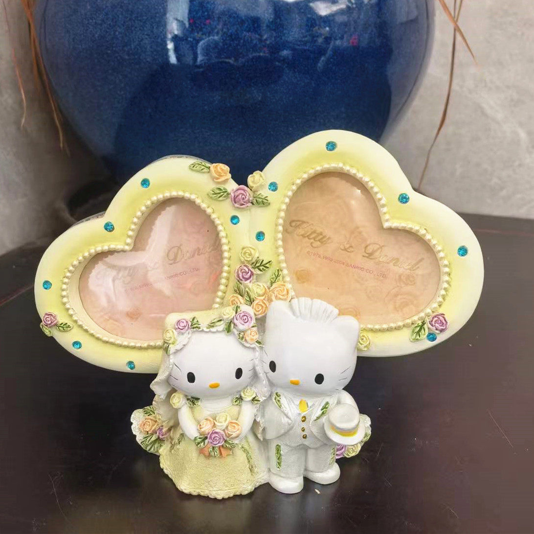 婚礼喜庆结婚相框情人节三丽鸥hello kitty猫 树脂相框摆件工艺品