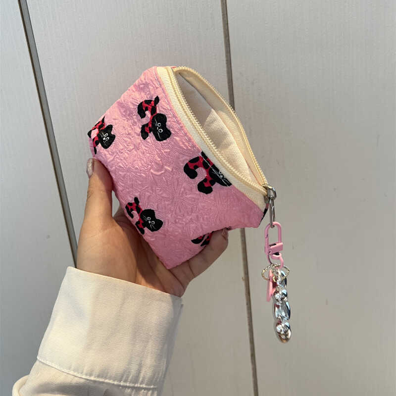 泡泡棉口红耳机钥匙收纳包少女