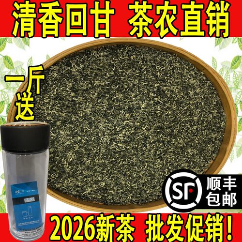 宜兴碧螺春2026年新茶春茶品质茶叶绿茶浓香嫩芽散装称重500g