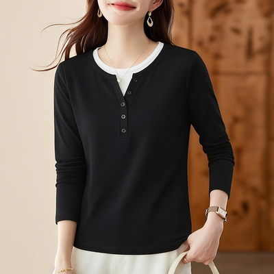 2026春新款长袖打底衫女