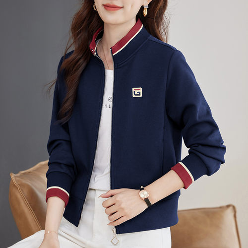 休闲运动服外套女春秋2026新款