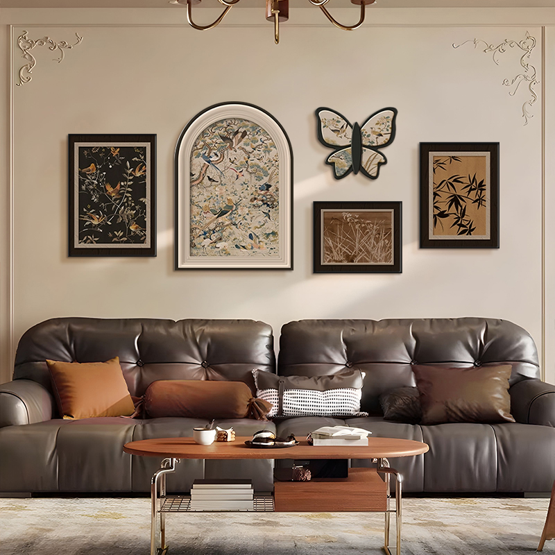 中古风客厅装饰画宋代美学