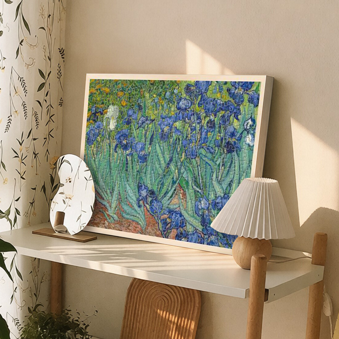 梵高拼图画慢拼油画风