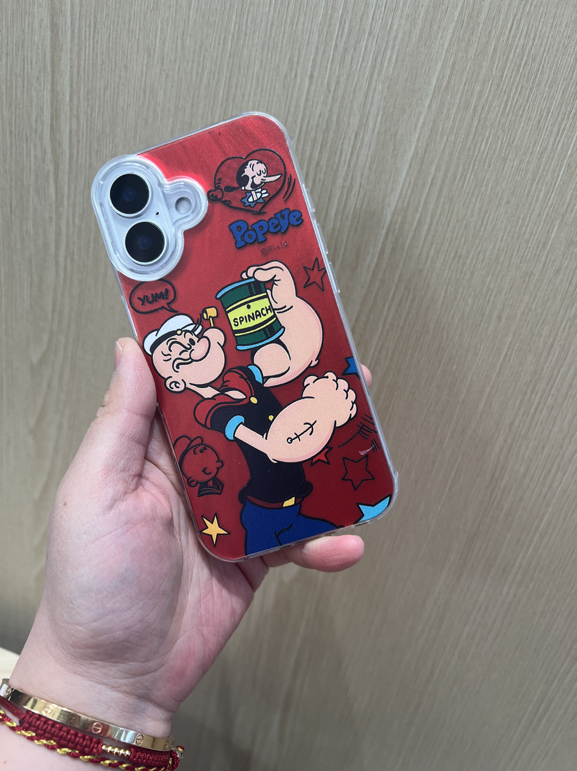 苹果15手机壳iphone16promax搞怪卡通大力水手网红14保护壳13硅胶