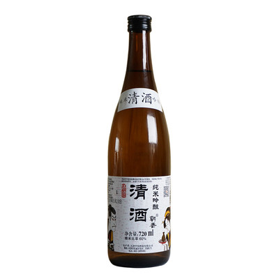 日本清酒朝香纯米精米720ml步60%