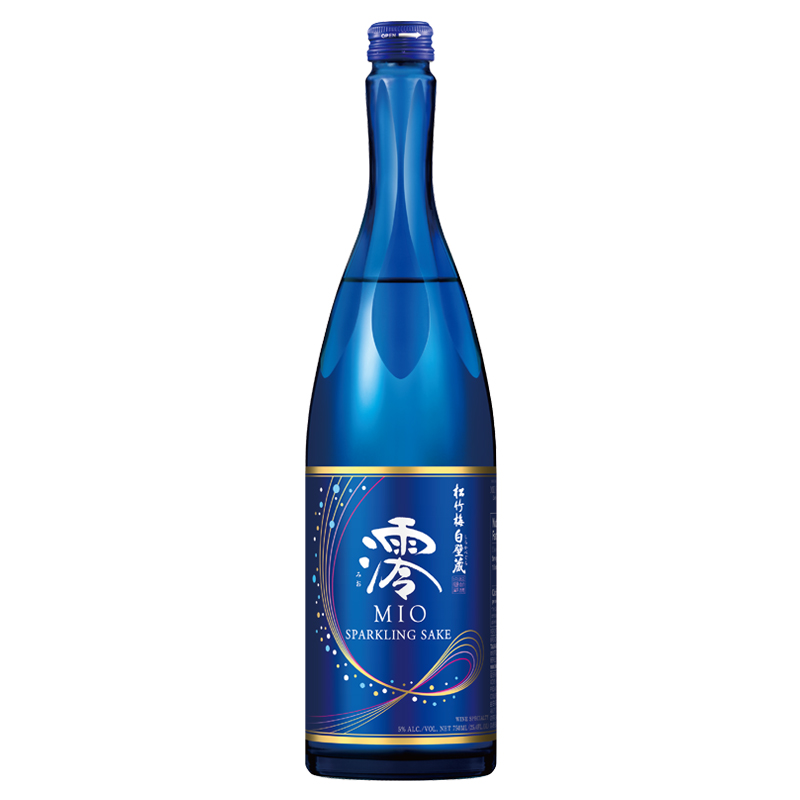 日本原装进口清酒 松竹梅白壁藏澪（MIO）气泡清酒750mL 清爽甜酒