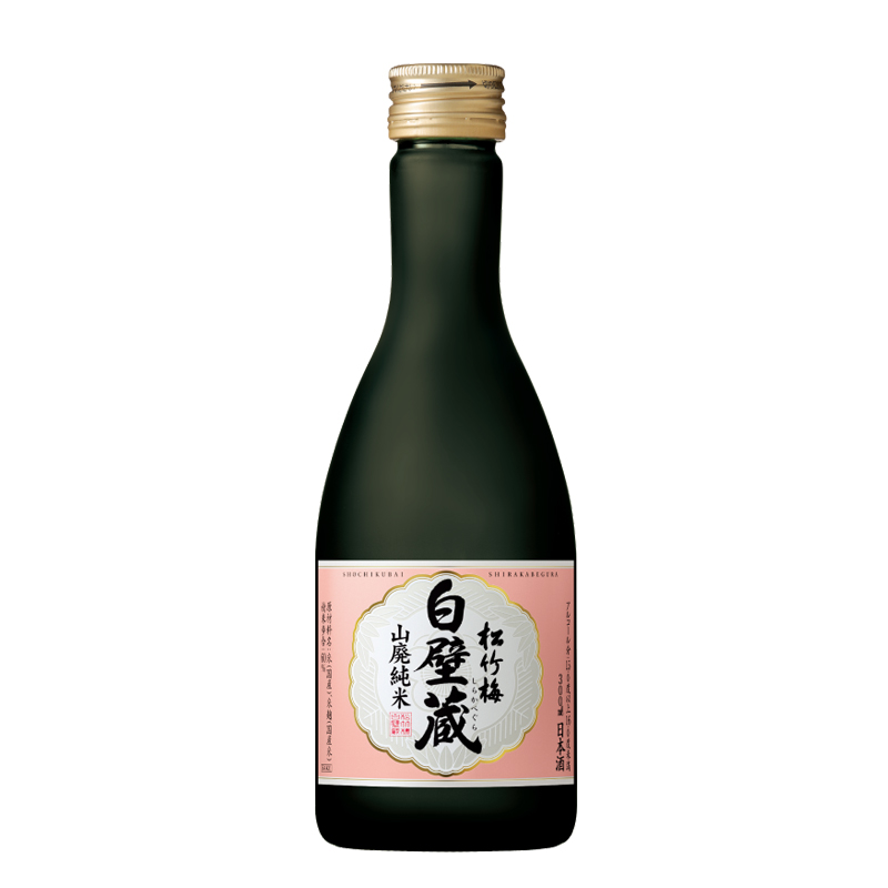 日本原装进口清酒 松竹梅白壁藏山废纯米清酒300ml 精米步合60% 酒类 清酒/烧酒 原图主图