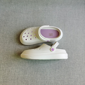 沙滩洞洞鞋 透气踩屎感厚底外穿防滑包头凉鞋 无异味 女夏季 出口拖鞋