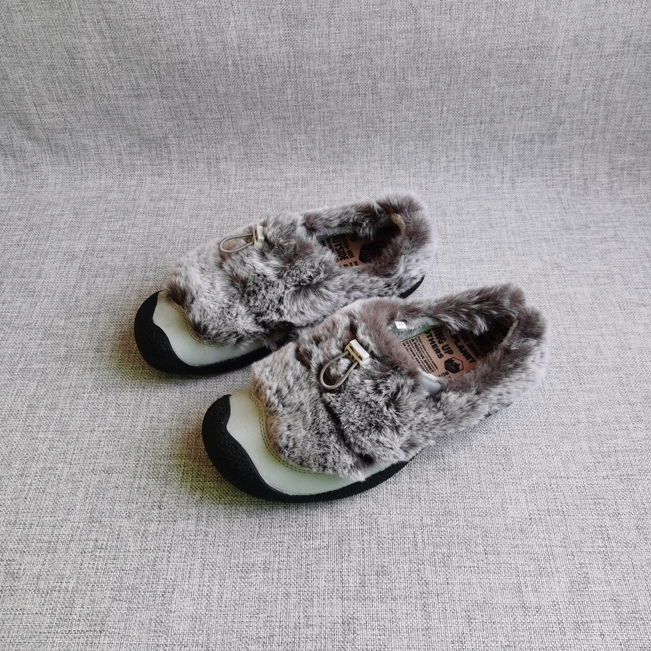 新款小熊掌毛毛拖鞋女冬季加绒足弓支撑平底防滑一脚蹬包跟勃肯鞋,女鞋,毛毛鞋,淘宝优惠券,粉丝福利购,淘宝优惠卷