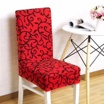 家用弹力椅套连体酒店餐椅套凳子套罩餐桌椅子套罩座椅套欧式布艺