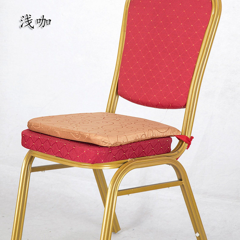 定做酒店海绵垫餐厅餐椅套椅垫饭店高密度海绵坐垫加厚椅子垫3cm