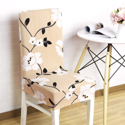 家用弹力椅套连体酒店餐椅套凳子套罩餐桌椅子套罩座椅套欧式布艺