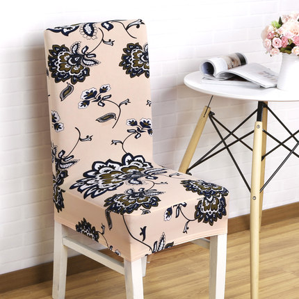 家用弹力椅套连体酒店餐椅套凳子套罩餐桌椅子套罩座椅套欧式布艺