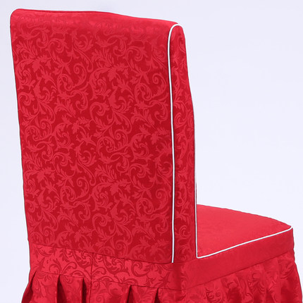 定做酒店椅套连体饭店餐桌椅子套罩餐厅宴会凳子套罩餐椅套批发