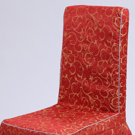 定做酒店椅套连体饭店餐桌椅子套罩餐厅宴会凳子套罩餐椅套批发