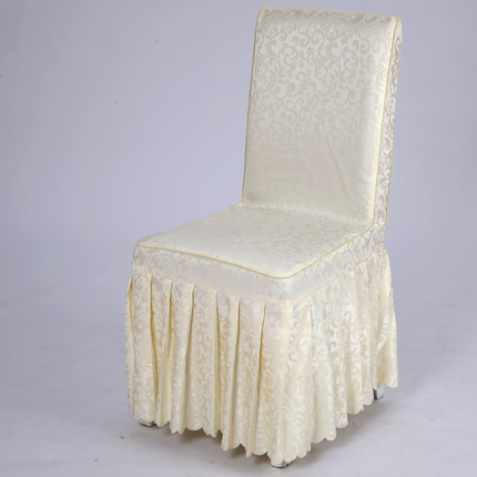 定做批发酒店椅套连体饭店椅子套餐厅宴会餐椅套婚庆婚宴凳子套罩