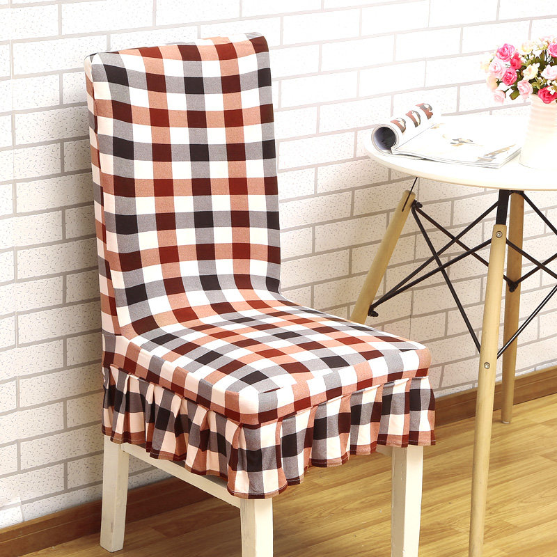 家用弹力椅套连体餐椅套简约现代凳子套罩椅子套酒店座椅套布艺