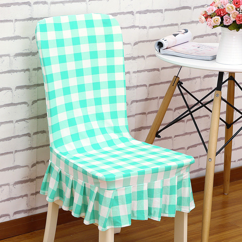 家用弹力椅套连体餐椅套简约现代凳子套罩椅子套酒店座椅套布艺
