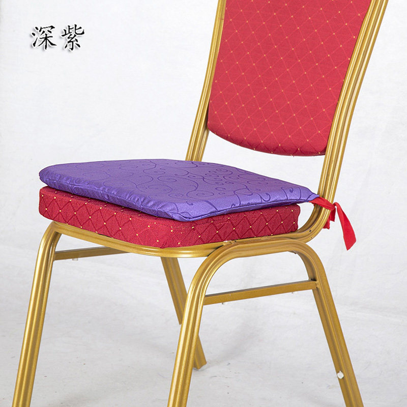 定做酒店海绵垫餐厅餐椅套椅垫饭店高密度海绵坐垫加厚椅子垫3cm