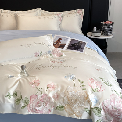 轻奢高级感纯棉磨毛加厚四件套