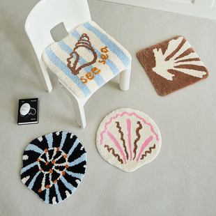 冬季 办公室久坐屁屁坐垫 学生防凉座垫异形垫 防滑簇绒椅垫 莫语