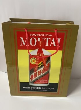 中国风高档白酒礼品手提袋