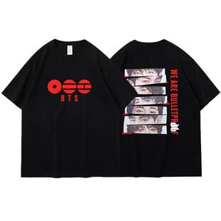 2026年巡回演唱会周边短袖 group T恤We are back男女情侣款 pop