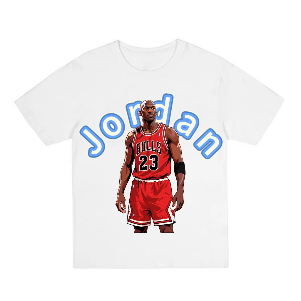 美式卡通篮球短袖漫画风球星T恤科比詹姆斯库里欧文运动衣服学生