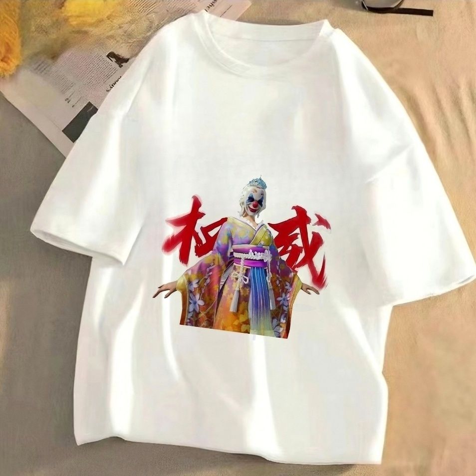 夏季新款T恤男女和平精英手游