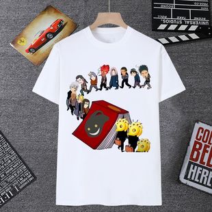 火影忍者手游搞笑表情包短袖男t恤女轮椅忍者秽土鼬长门上衣学生