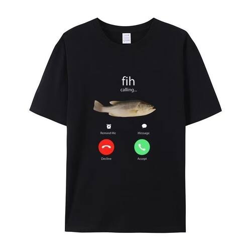 FihCallingRemindMe短袖T恤