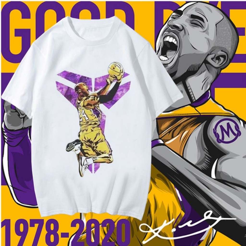 科比T恤联名24号球衣黑曼巴精神退役纪念布莱恩特衣服男女短袖潮t