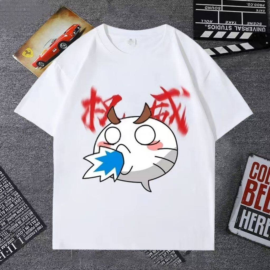 火影忍者手游摸头短袖T恤