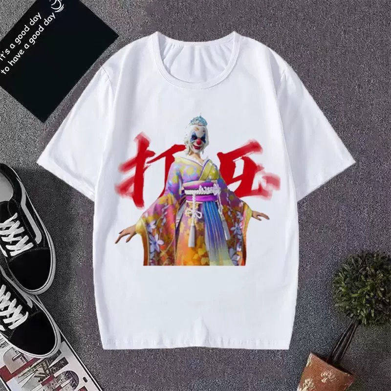 和平精英同款印花短袖T恤