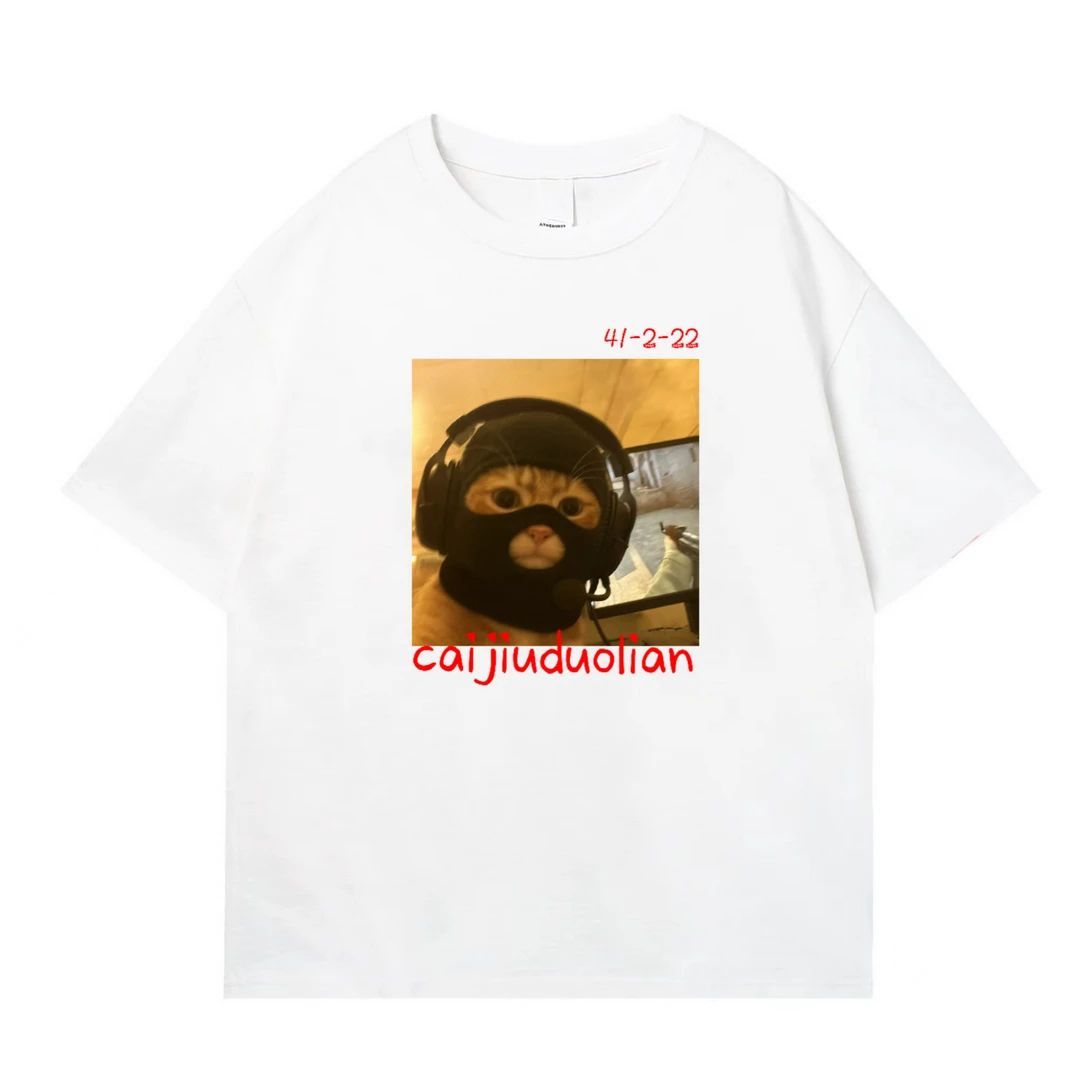 夏季2025新款短袖T恤男女搞怪
